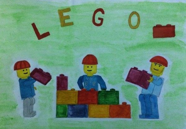 Конкурс LEGO детские рисунки