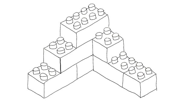 Лего кубики Маяк