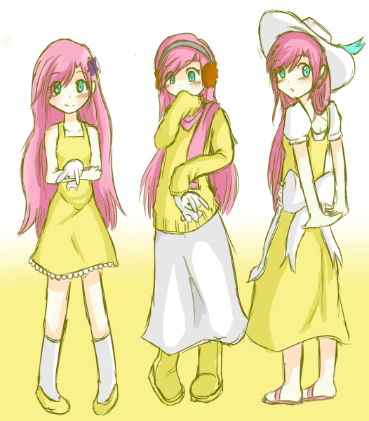 My little Pony Флаттершай человек