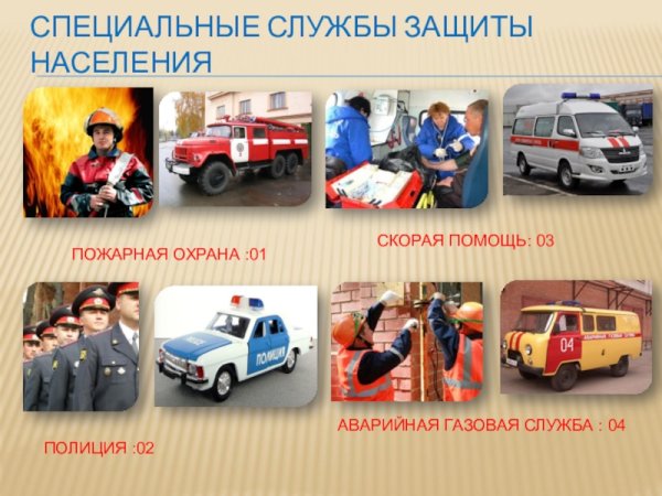 Службы которые нас защищают