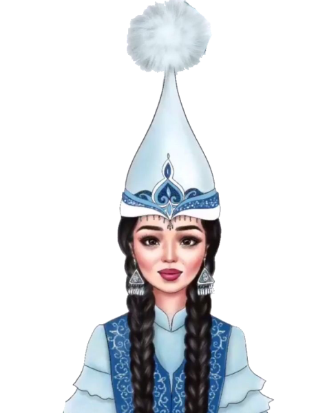 Казахский костюм рисунок (40 фото)