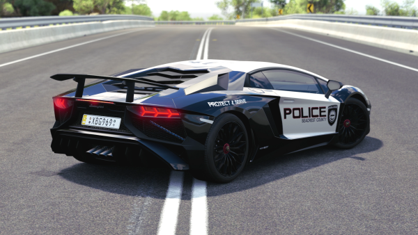Lamborghini Aventador 911 Police