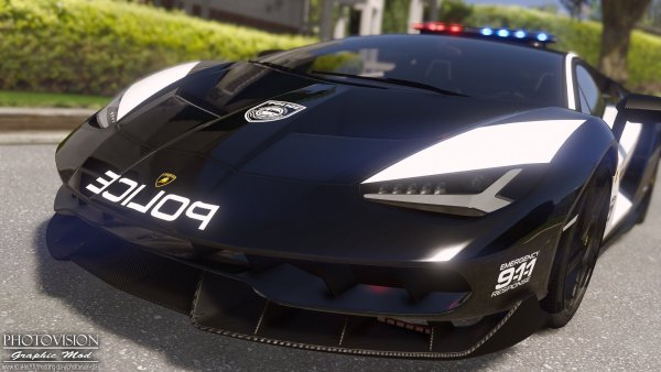 Ламборгини Centenario полицейский
