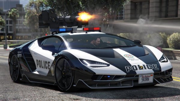 Ламборгини Centenario полиция