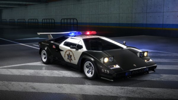 Lamborghini Countach Police