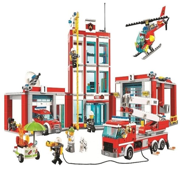 LEGO City пожарная станция 60110