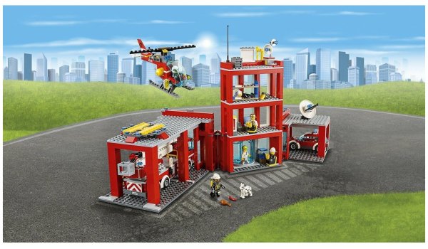LEGO City пожарная станция 60110