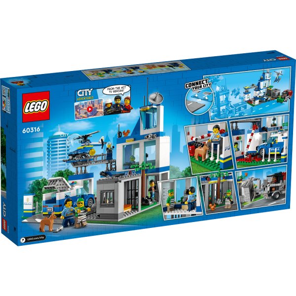 Конструктор полицейский участок 60316 LEGO City