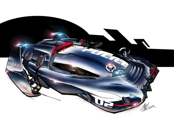 Концепт Cyberpunk car