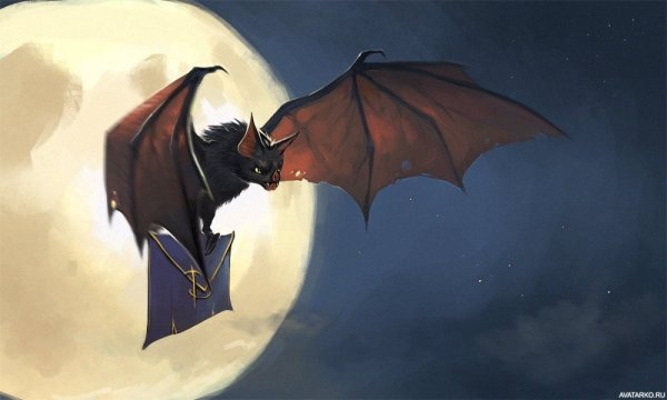 Фамильяр фэнтези летучая мышь