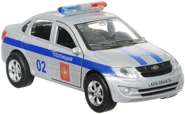 Легковой автомобиль Технопарк Lada Granta полиция (SB-16-41-P) 12 см