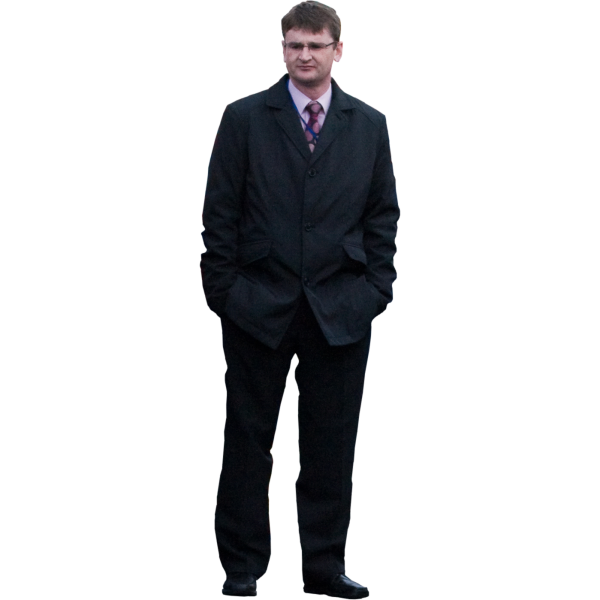 Стоящий человек