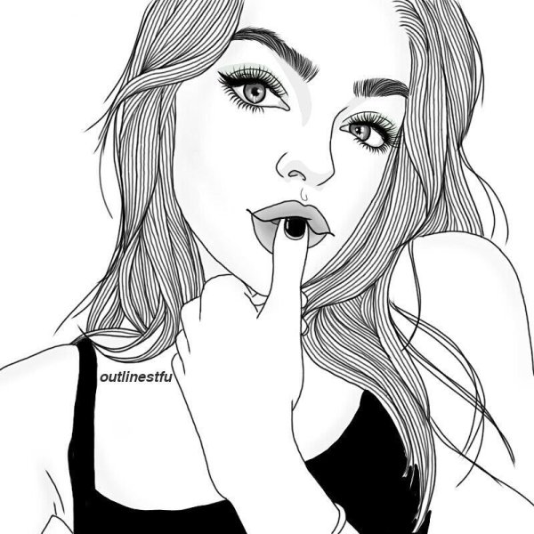 Девушки для срисовки
