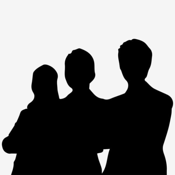 3 Человека силуэт