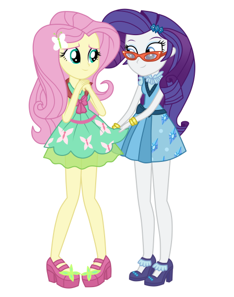 Рарити и Флаттершай Equestria