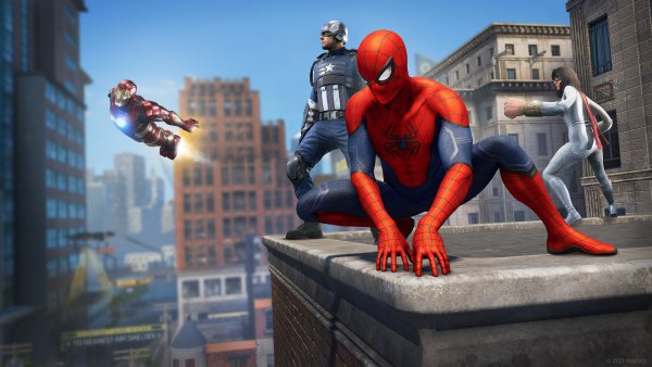 Avengers Марвел игра человек паук
