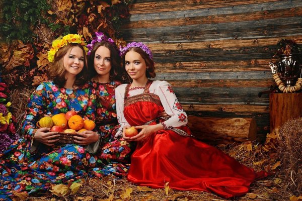Фотосессия в народном стиле