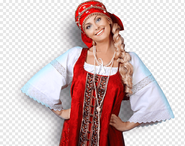 Девушка в русском народном костюме