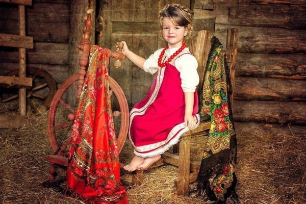 Русский народный костюм для девочки