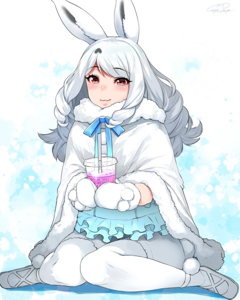Аниме тянка кролик