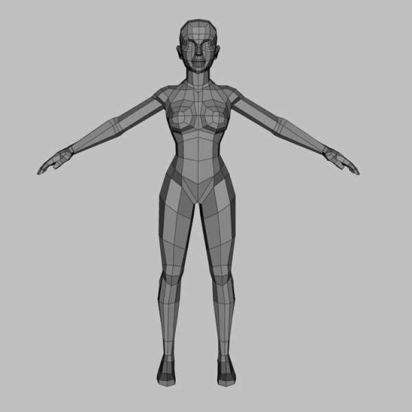 Low-Poly 3d model Mesh
