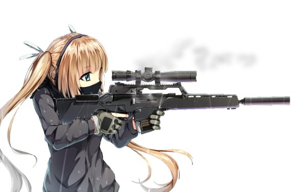 Аниме тянка снайпер