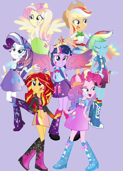 My little Pony девочки из Эквестрии