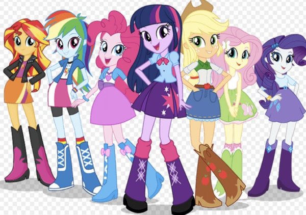 My little Pony девушки Эквестрии