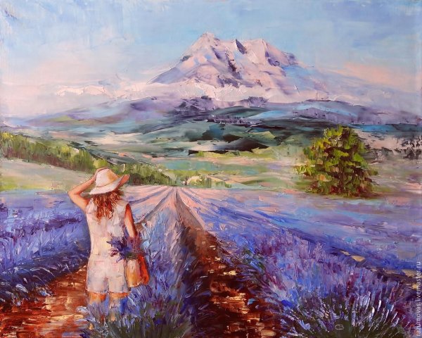Пейзаж с людьми