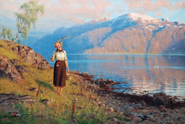 Норвежский художник Hans Dahl