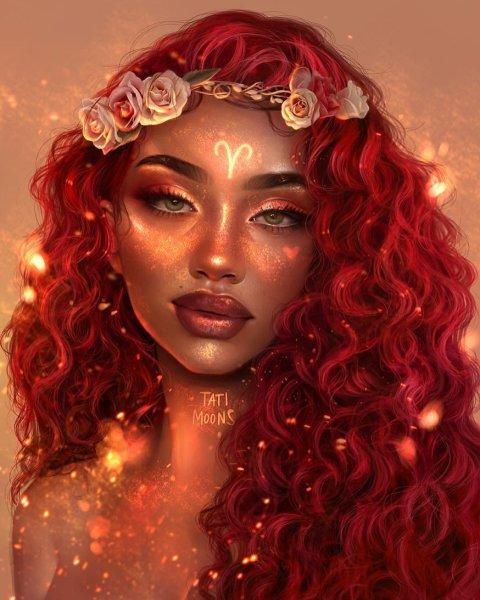 Tati Moons Art знаки зодиака Овен