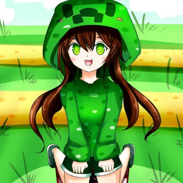 Minecraft КРИПЕР девушка