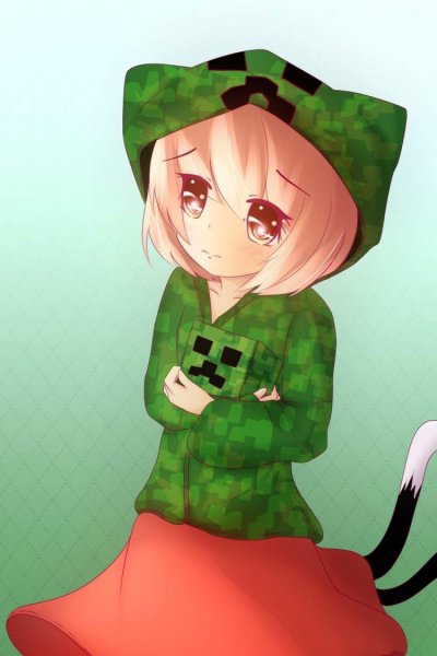 Minecraft КРИПЕР девушка