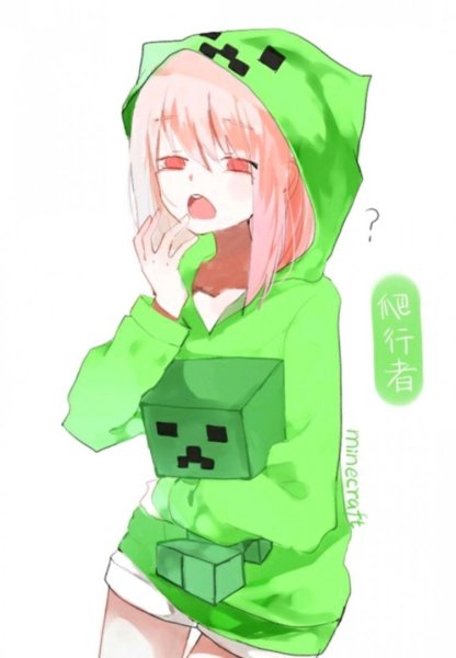 Minecraft КРИПЕР девушка