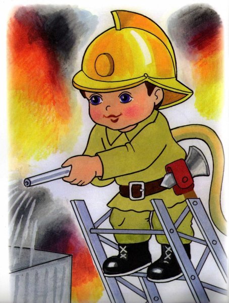 Рисунок на пожарную тему