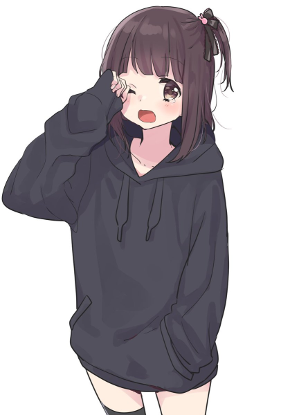 Девушка в кофте арт