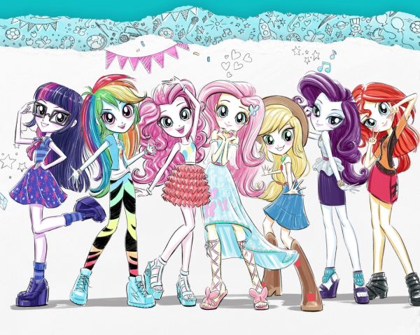 Эквестрия герлз Mane 7