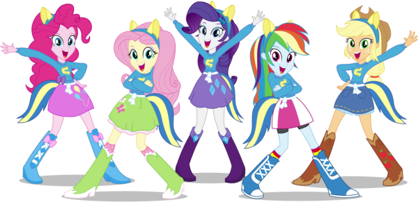My little Pony девушки из Эквестрии