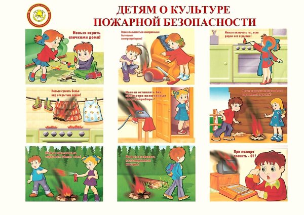Пожарная безопасность для детей в детском саду