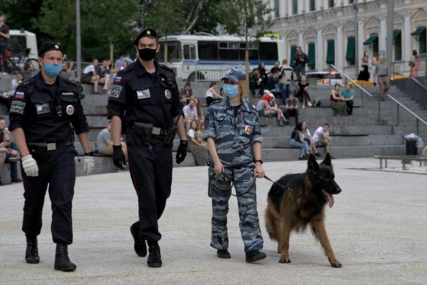 Патруль полиции в Москве