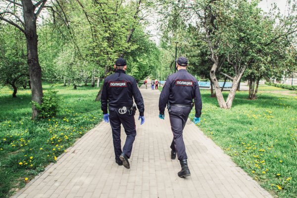 Полиция в парке
