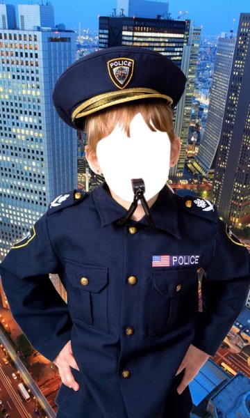 Фотомонтаж полиция