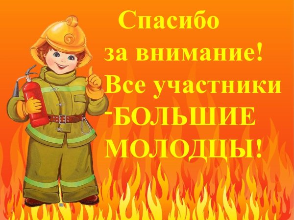 Викторина по пожарной
