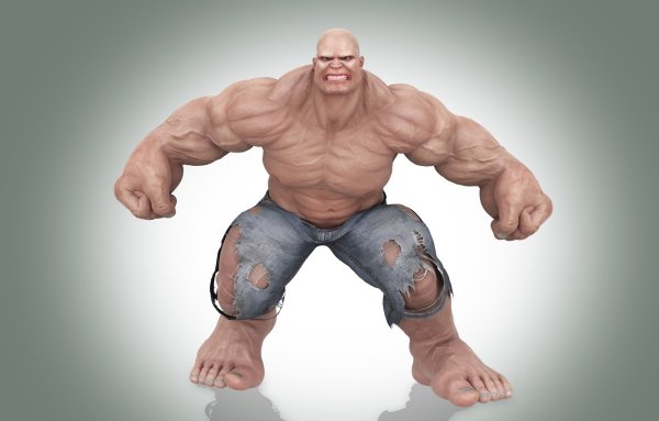 Мужик силач