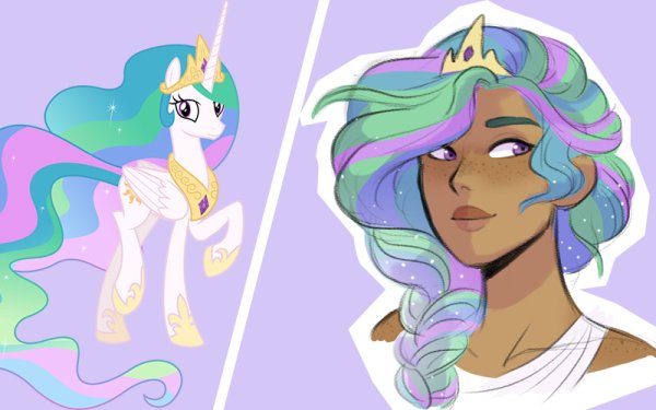 My little Pony Селестия человек