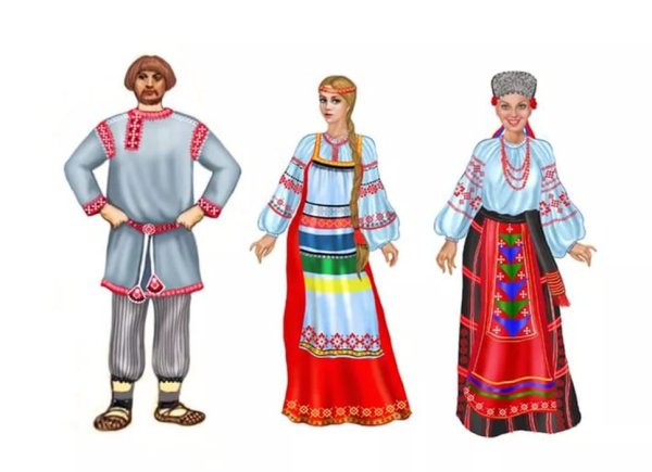 Костюм русского народа
