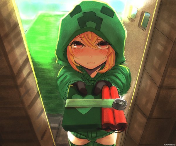 Minecraft girl