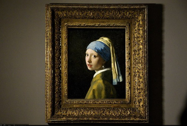 Яна Вермеера "девушка с жемчужной сережкой", (1665 г.)