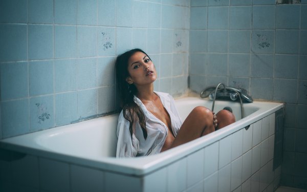 Фотосессия в ванной