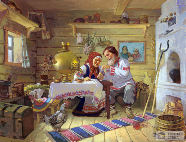 Деревенская усадьба у курочки Рябы